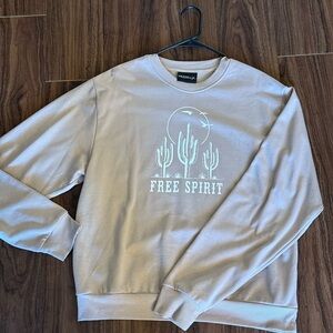 Modern Lux Beige Free Spirit Sweater